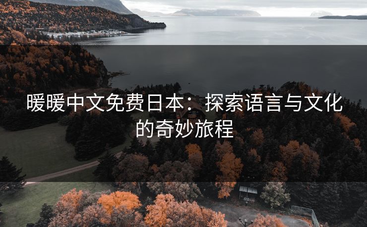 暖暖中文免费日本:探索语言与文化的奇妙旅程