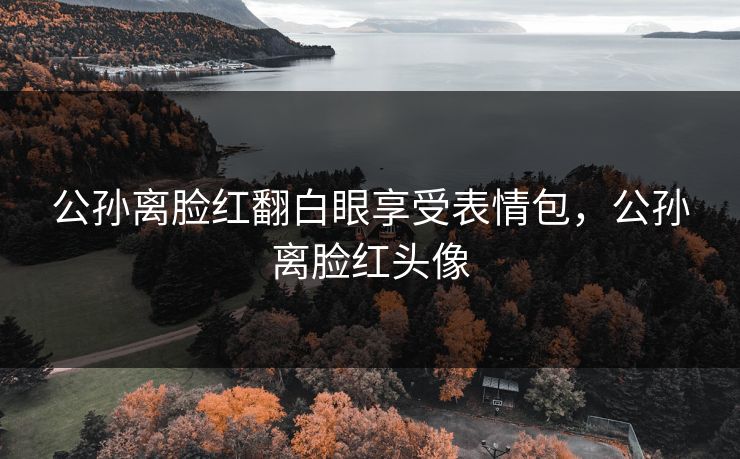 公孙离脸红翻白眼享受表情包,公孙离脸红头像